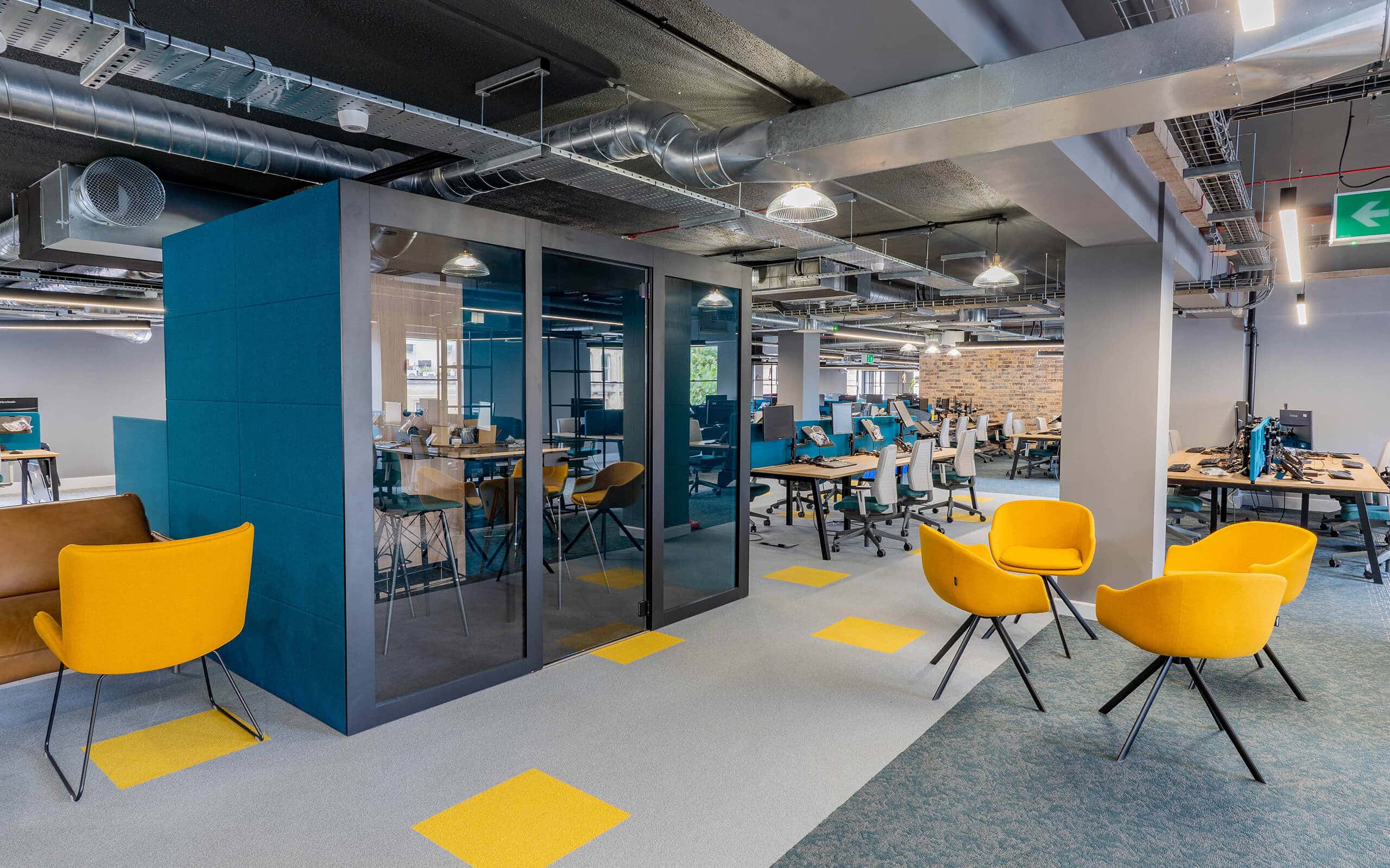 Open-plan office lighting